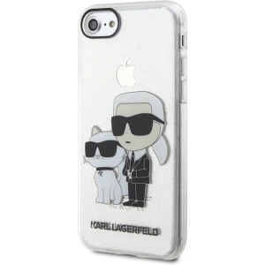 Hurtownia GSM - Etui Karl Lagerfeld KLHCI8HNKCTGT Apple iPhone SE 2022/SE 2020/8/7 átlátszó kemény hátlap Gliter Karl&Choupette - KLD1521 - {ean13} - Hurt