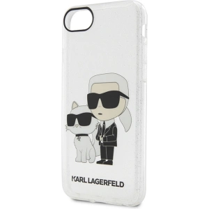 Hurtownia GSM - Etui Karl Lagerfeld KLHCI8HNKCTGT Apple iPhone SE 2022/SE 2020/8/7 átlátszó kemény hátlap Gliter Karl&Choupette - KLD1521 - {ean13} - Hurt