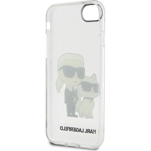 Hurtownia GSM - Etui Karl Lagerfeld KLHCI8HNKCTGT Apple iPhone SE 2022/SE 2020/8/7 átlátszó kemény hátlap Gliter Karl&Choupette - KLD1521 - {ean13} - Hurt