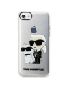 Hurtownia GSM - Etui Karl Lagerfeld KLHCI8HNKCTGT Apple iPhone SE 2022/SE 2020/8/7 hardcase transparent Gliter Karl&Choupette - KLD1521 - {ean13} - Hurt