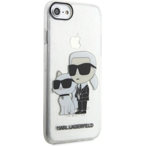 Hurtownia GSM - Etui Karl Lagerfeld KLHCI8HNKCTGT Apple iPhone SE 2022/SE 2020/8/7 átlátszó kemény hátlap Gliter Karl&Choupette - KLD1521 - {ean13} - Hurt