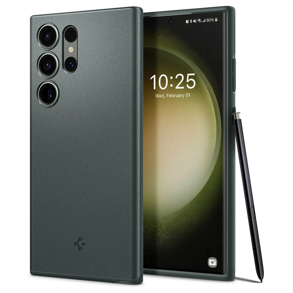 Wholesale Spigen Thin Fit Samsung Galaxy S23 Ultra Abyss Green - SPN2801 - {ean13} - Hurt