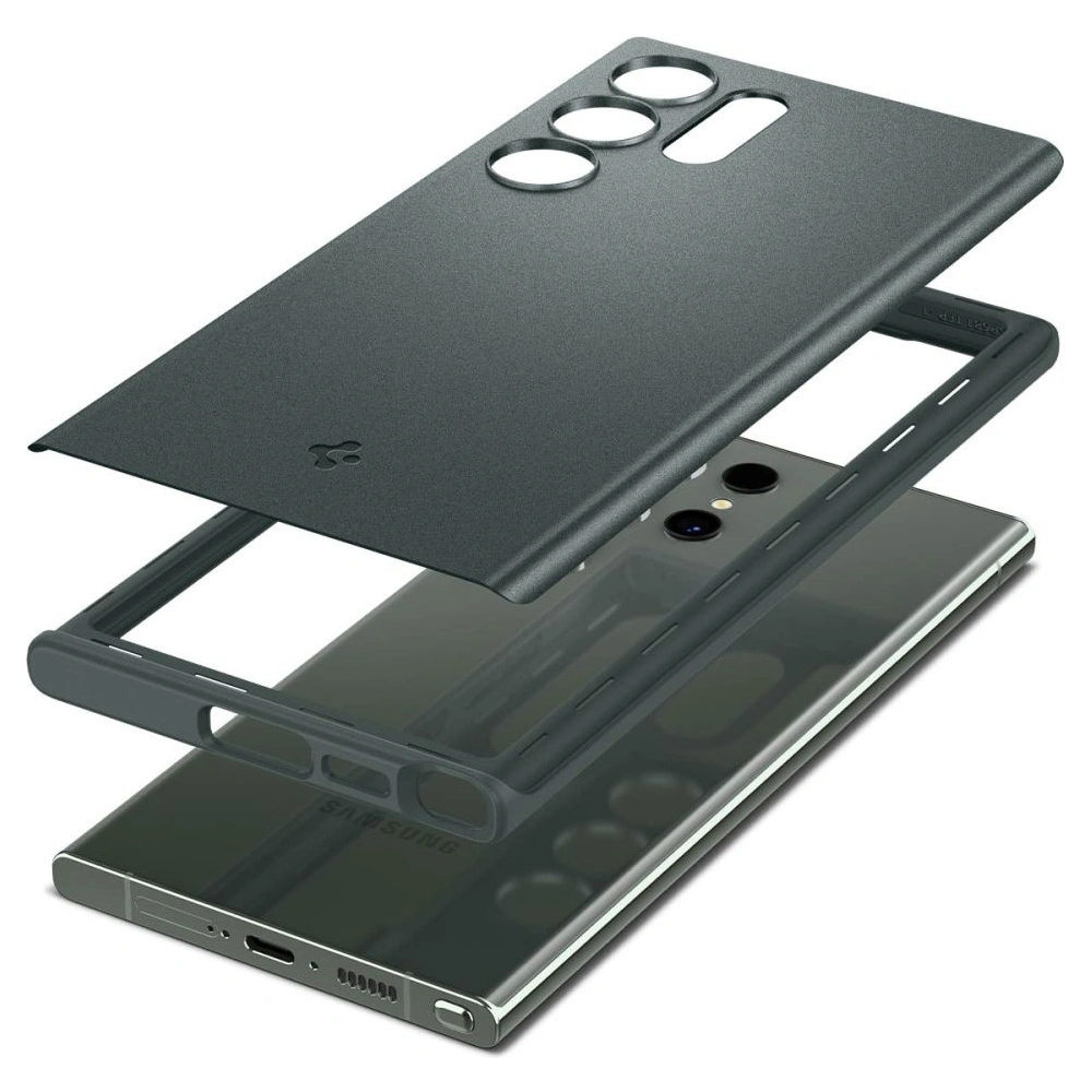 Wholesale Spigen Thin Fit Samsung Galaxy S23 Ultra Abyss Green - SPN2801 - {ean13} - Hurt