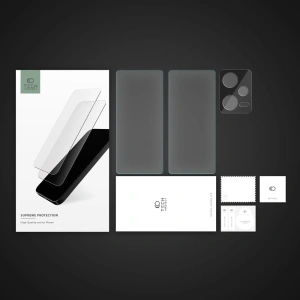 Hurtownia GSM - Gehärtetes Glas + für Kameraobjektive Tech-Protect Supreme Set Xiaomi Redmi Note 12 Pro/12 Pro+ Plus Clear [2+1 PACK] - THP1831 - {ean13} - Hurt