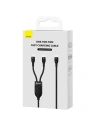 Hurtownia GSM - Cablul Baseus Flash Series 2in1 USB-C/USB-C 100W 1.5m (negru) - BSU3985 - {ean13} - Hurt