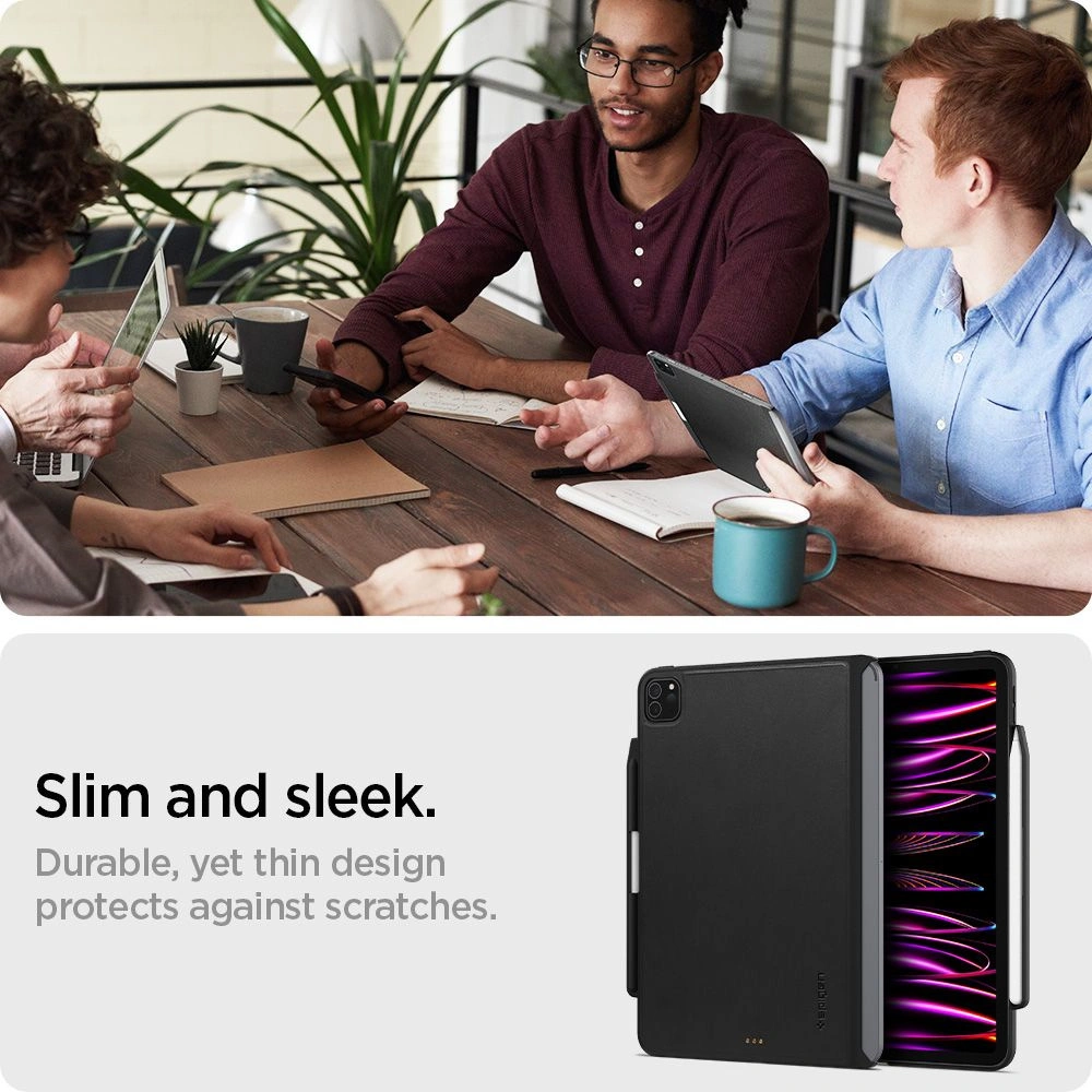 Hurtownia GSM - Etui Spigen Thin Fit Pro Apple iPad Pro 11 2021/2022 (3. és 4. generáció) Fekete - SPN2802 - {ean13} - Hurt