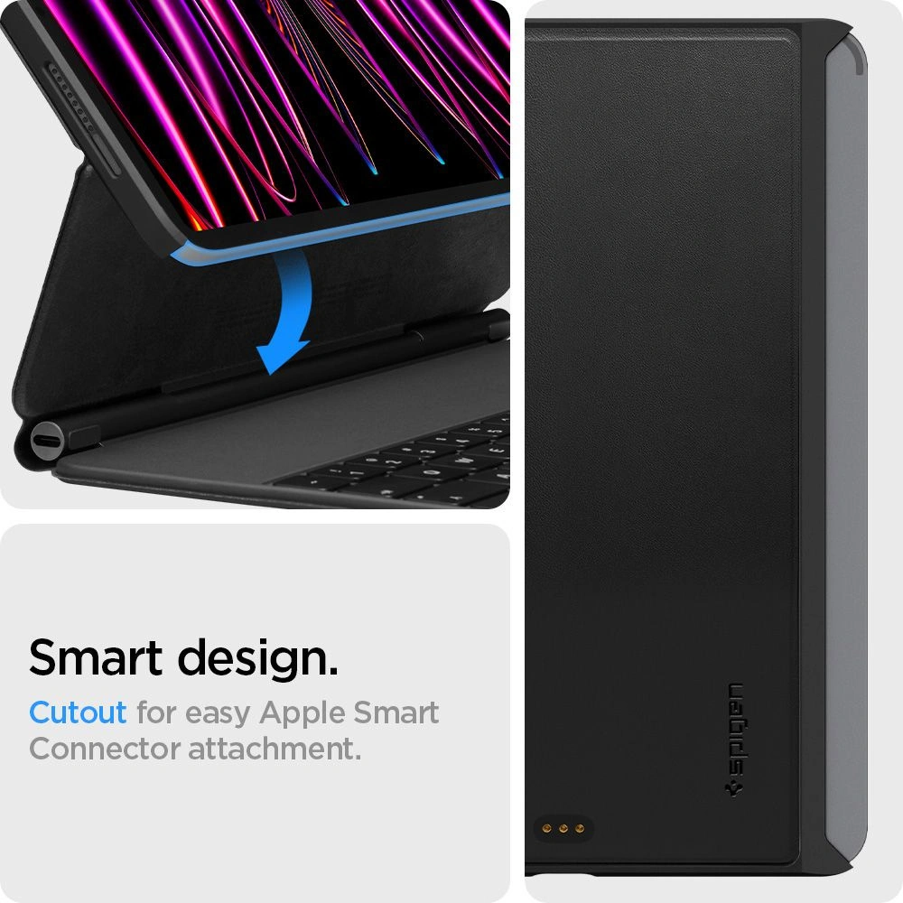 Hurtownia GSM - Etui Spigen Thin Fit Pro Apple iPad Pro 11 2021/2022 (3. és 4. generáció) Fekete - SPN2802 - {ean13} - Hurt
