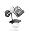 Încărcător wireless ZENS Aluminium 4w1 MagSafe + Apple Watch + USB-C (negru)