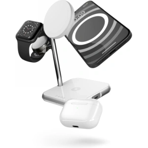Hurtownia GSM - ZENS Aluminium vezeték nélküli töltő 4w1 MagSafe + Apple Watch + USB-C (fehér) - ZENS11 - {ean13} - Hurt