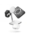 Ładowarka bezprzewodowa ZENS Aluminium 4w1 MagSafe + Apple Watch + USB-C (white)