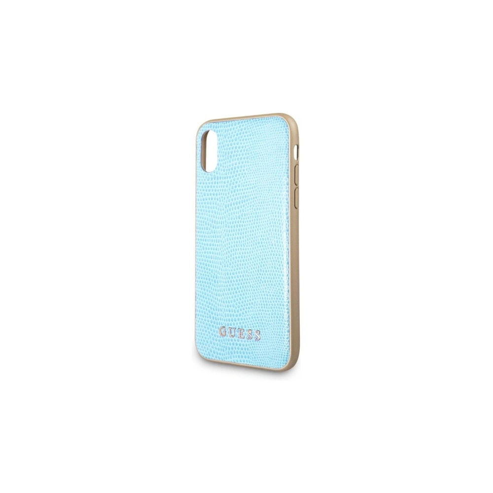 Hurtownia GSM - Etui Guess GUHCPXPYLBL Apple iPhone XS/X albastru/Python - GUE2430 - {ean13} - Hurt
