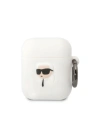 Wholesale Karl Lagerfeld KLA2RUNIKH Apple AirPods 2/1 white Silicone Karl Head 3D - KLD1522 - {ean13} - Hurt
