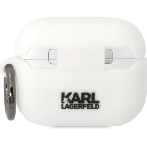 Hurtownia GSM - Etui Karl Lagerfeld KLAPRUNIKH Apple AirPods Pro bílý/white silikon Karl Head 3D - KLD1523 - {ean13} - Hurt