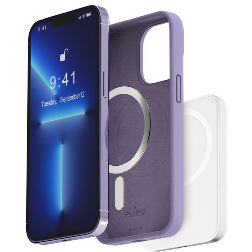 Puro Distributor - 8018417442759 - PUR640 - PURO ICON MAG MagSafe Apple iPhone 14 Pro (Tech Lavender) - B2B homescreen