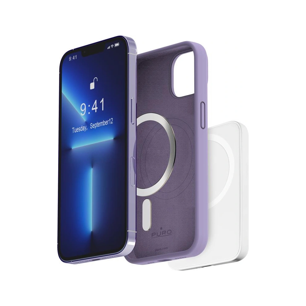 Hurtownia GSM - Etui PURO ICON MAG MagSafe Apple iPhone 14/13 (Tech levendula) - PUR642 - {ean13} - Hurt