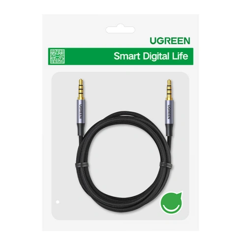 Kabel UGREEN jack 3,5mm AUX 1.5m (szary)