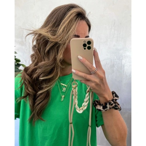 Etui Tech-Protect Icon Chain Samsung Galaxy A54 5G Beige