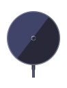 Hurtownia GSM - Ładowarka bezprzewodowa magnetyczna Baseus Simple Mini3 15W (fioletowa) - BSU3986 - {ean13} - Hurt