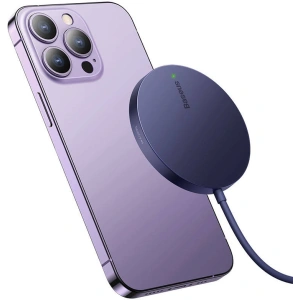 Hurtownia GSM - Vezeték nélküli mágneses töltő Baseus Simple Mini3 15W (lila) - BSU3986 - {ean13} - Hurt