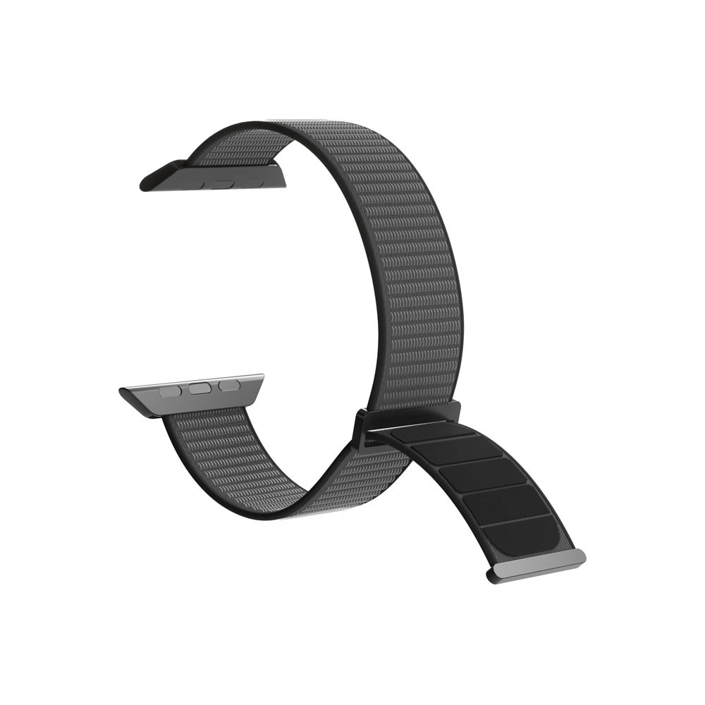 Wholesale PURO Nylon Sport Strap Apple Watch 4/5/6/7/SE/8/9/10 40/41/42mm (Black) - PUR643 - {ean13} - Hurt