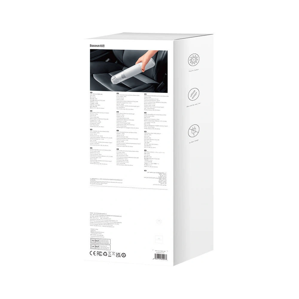 Hurtownia GSM - Kabelloser Handstaubsauger Baseus A3lite (weiß) - BSU3988 - {ean13} - Hurt