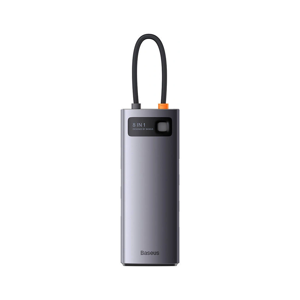 Wholesale Baseus StarJoy Metal Glam Series Hub 8in1 USB-C to HDMI + 3 x USB 3.0 + USB-C PD + RJ45 + SD/TF - BSU3989 - {ean13} - Hurt