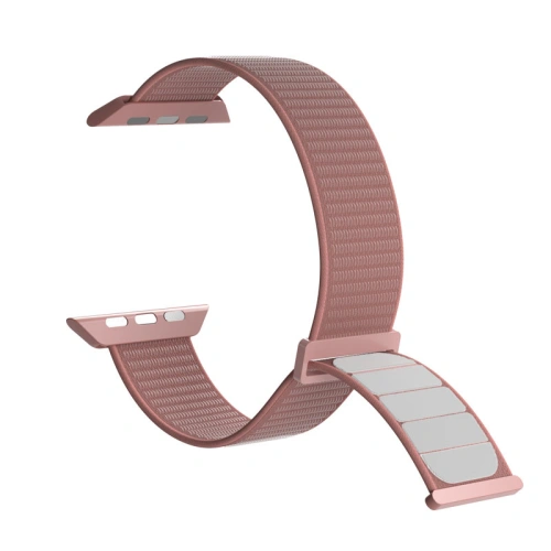 Pasek PURO Nylon Sport Apple Watch 4/5/6/7/SE/8/9/10 40/41/42mm (Różowy)