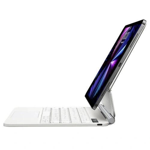 Etui Baseus Brilliance PRO Keyboard Apple iPad 10.9" 2022 / 11" 2025 (białe)