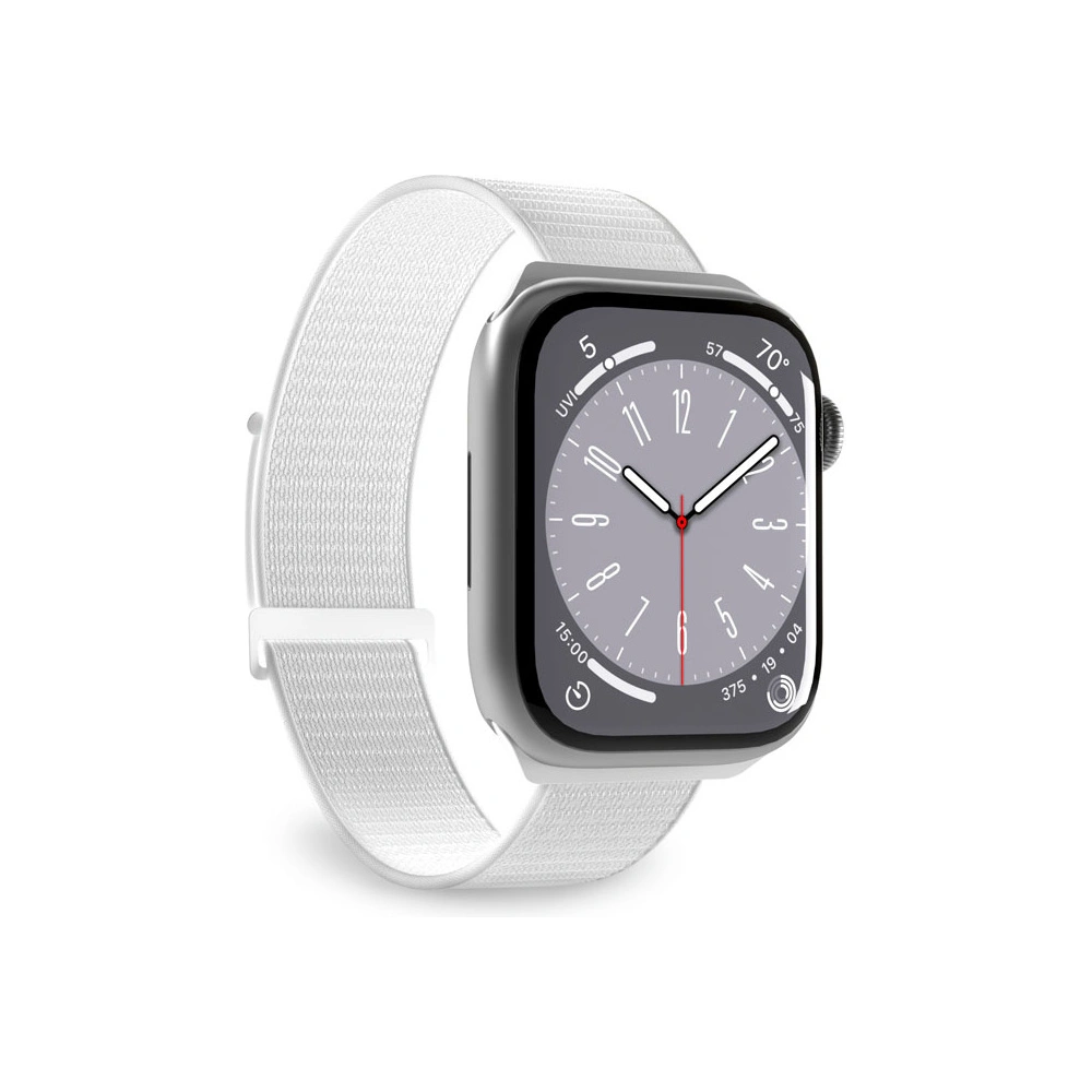 Hurtownia GSM - Puro Nylon Sport szíj Apple Watch 4/5/6/7/SE/8/9/10 40/41/42mm (Fehér) - PUR645 - {ean13} - Hurt