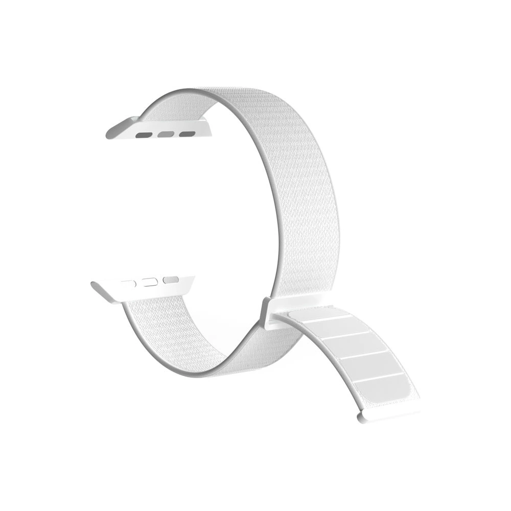 Hurtownia GSM - Puro Nylon Sport szíj Apple Watch 4/5/6/7/SE/8/9/10 40/41/42mm (Fehér) - PUR645 - {ean13} - Hurt