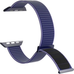 PURO Nylon Sport Strap Apple Watch 4/5/6/7/SE/8/9/Ultra 44/45/49mm (Navy Blue)