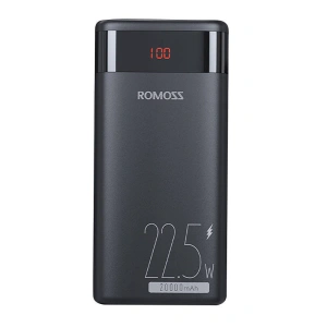 Hurtownia GSM - Powerbank Romoss Ares 20PF, PD 22.5W, 20000mAh (negru) - ROM46 - {ean13} - Hurt