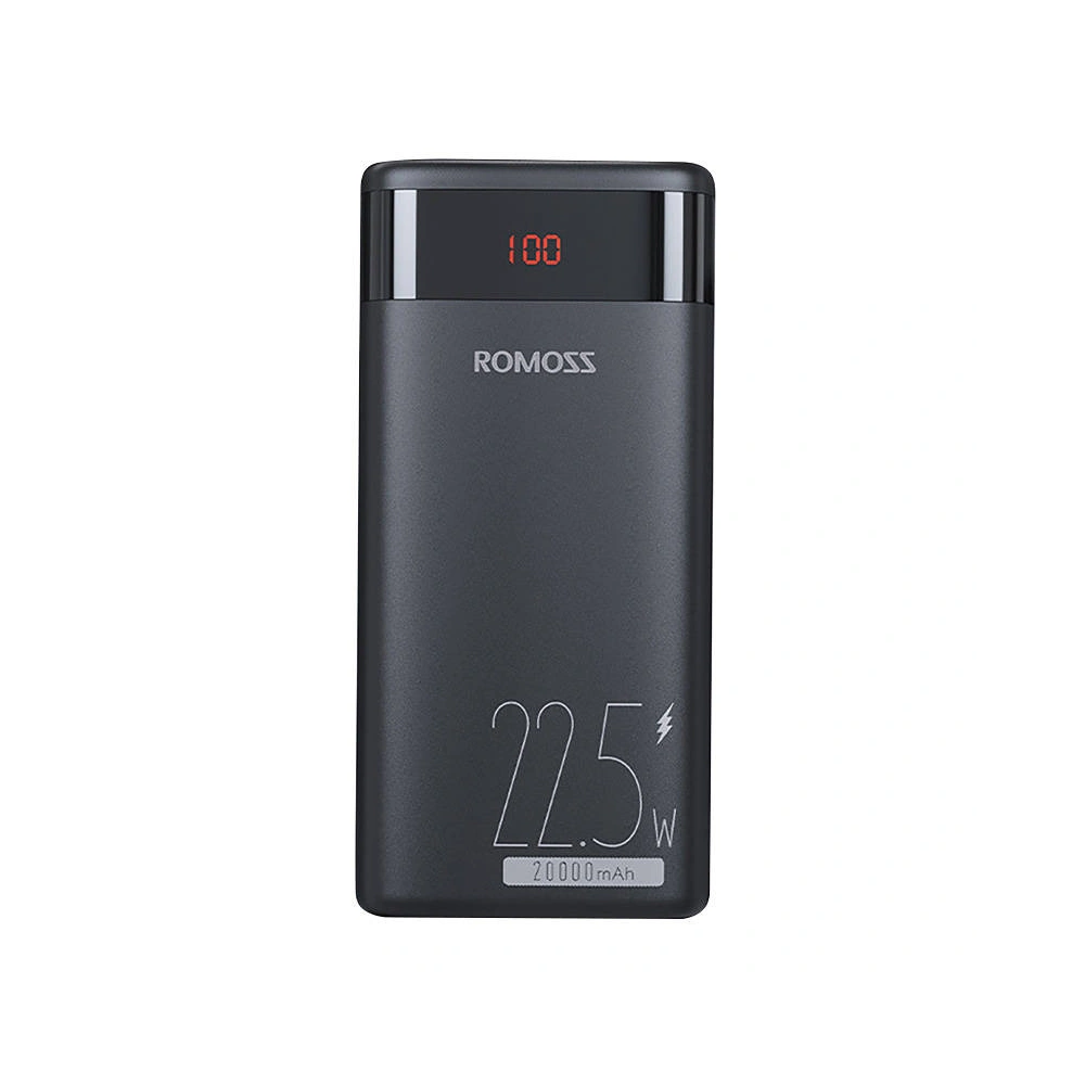 Hurtownia GSM - Powerbank Romoss Ares 20PF, PD 22.5W, 20000mAh (negru) - ROM46 - {ean13} - Hurt