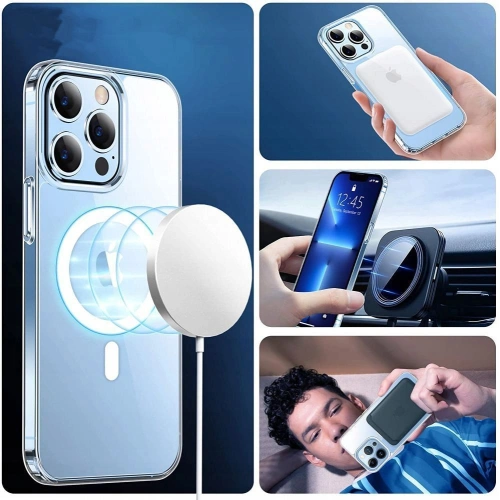 Etui Tech-Protect Flexair Hybrid MagSafe Samsung Galaxy S22 Ultra Clear