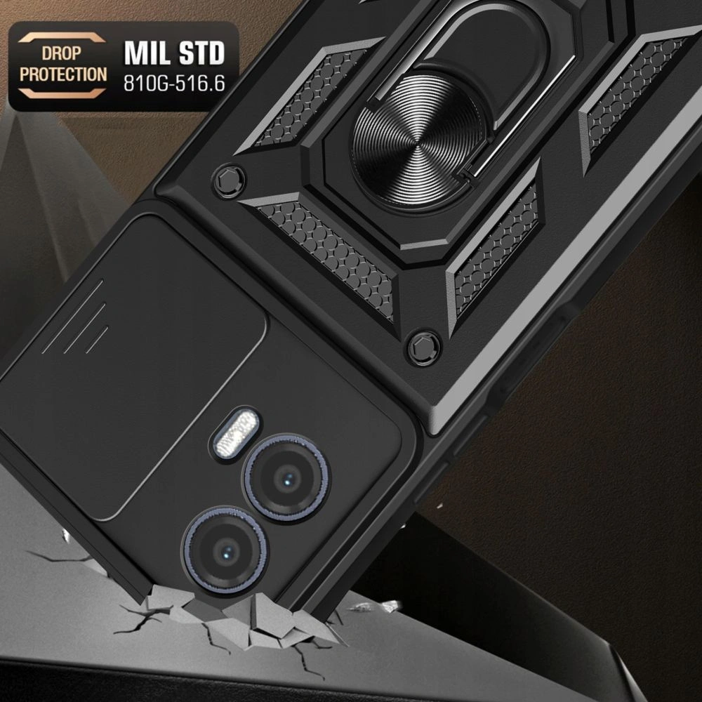 Hurtownia GSM - Etui Tech-Protect CamShield Pro Motorola Moto G53 5G Černé - THP1857 - {ean13} - Hurt