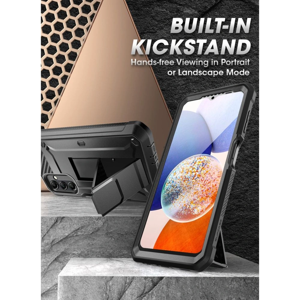 Hurtownia GSM - Etui Supcase Unicorn Beetle Pro Samsung Galaxy A14 LTE/5G Schwarz - SPC363 - {ean13} - Hurt