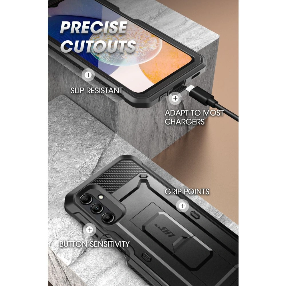 Hurtownia GSM - Etui Supcase Unicorn Beetle Pro Samsung Galaxy A14 LTE/5G Schwarz - SPC363 - {ean13} - Hurt