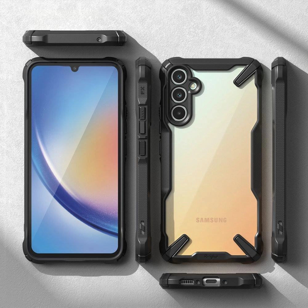 Hurtownia GSM - Etui Ringke Fusion-X Samsung Galaxy A34 5G Fekete - RGK1796 - {ean13} - Hurt