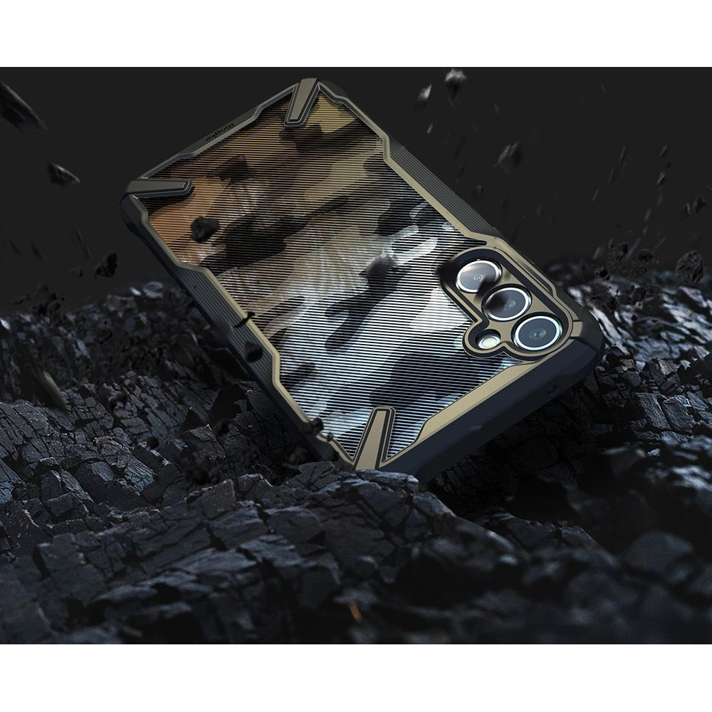 Hurtownia GSM - Etui Ringke Fusion-X Design Samsung Galaxy A34 5G Camo (Moro) Černé - RGK1797 - {ean13} - Hurt