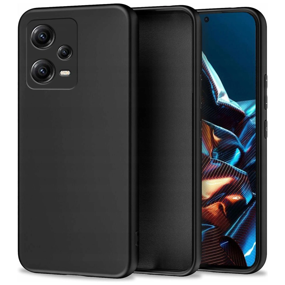 Hurtownia GSM - Etui Tech-Protect Icon Xiaomi Redmi Note 12/POCO X5 5G Negru - THP1862 - {ean13} - Hurt