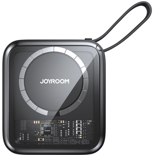 Hurtownia Joyroom - 6956116700065 - JYR600 - Powerbank Joyroom JR-L006 Icy Series 10000mAh 22.5W ładowanie bezprzewodowe + kabel USB-C czarny - B2B homescreen