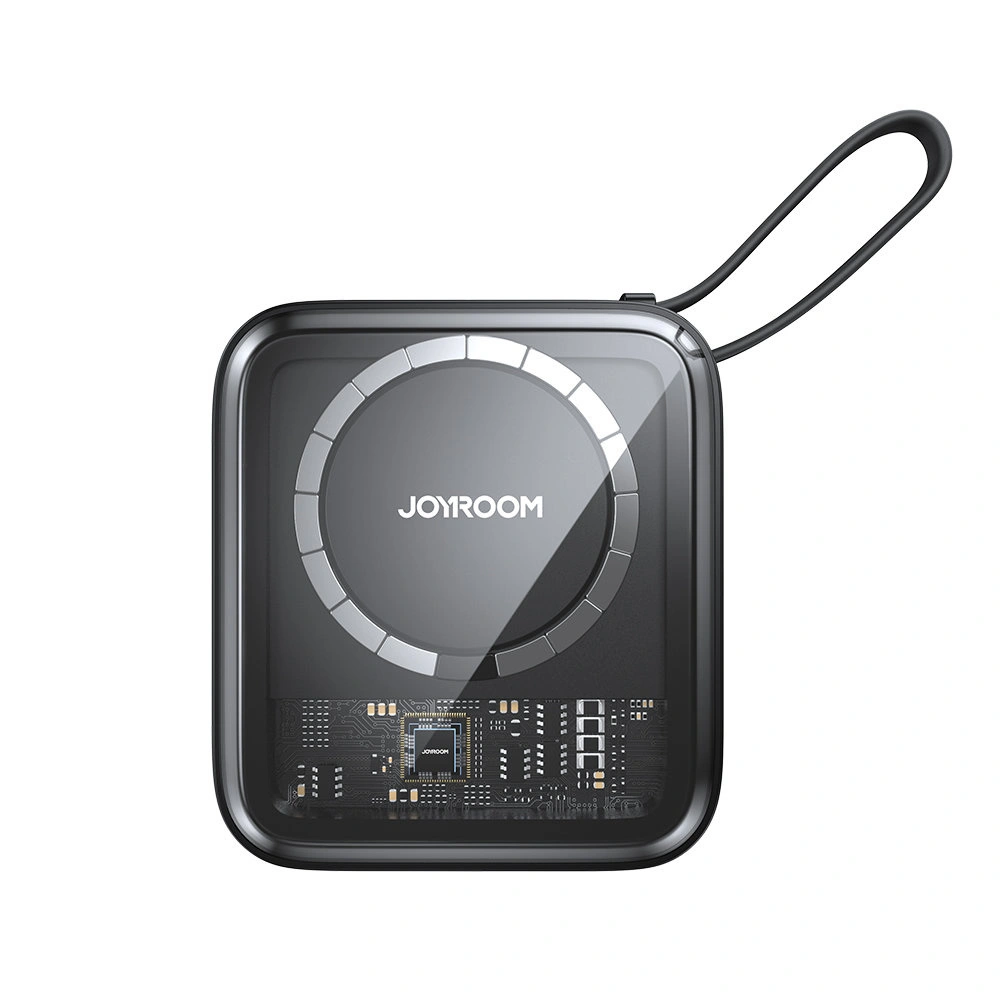 Hurtownia GSM - Powerbank Joyroom JR-L006 Icy Series 10000mAh 22.5W încărcare wireless + cablu USB-C negru - JYR600 - {ean13} - Hurt