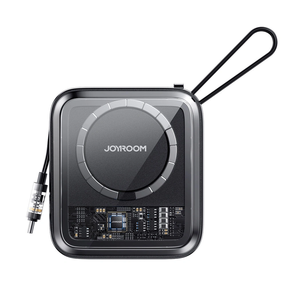 Hurtownia GSM - Powerbank Joyroom JR-L006 Icy Series 10000mAh 22.5W încărcare wireless + cablu USB-C negru - JYR600 - {ean13} - Hurt