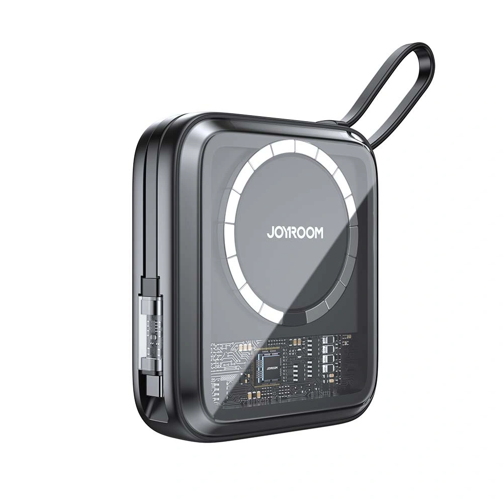 Wholesale Powerbank Joyroom JR-L006 Icy Series 10000mAh 22.5W wireless charging + USB-C cable black - JYR600 - {ean13} - Hurt