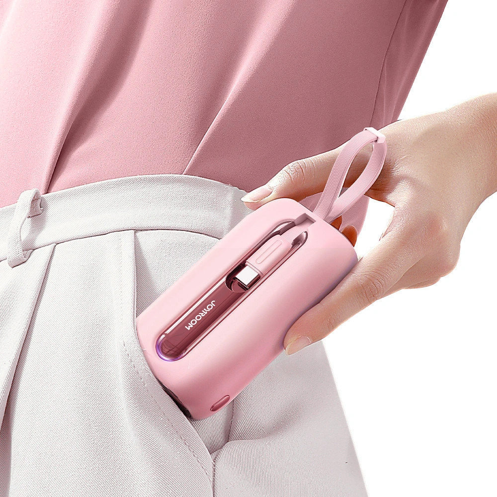 Hurtownia GSM - Powerbank Joyroom JR-L012 Farbige Serie 10000mAh 22.5W + 2 USB-C + Lightning Kabel rosa - JYR601 - {ean13} - Hurt