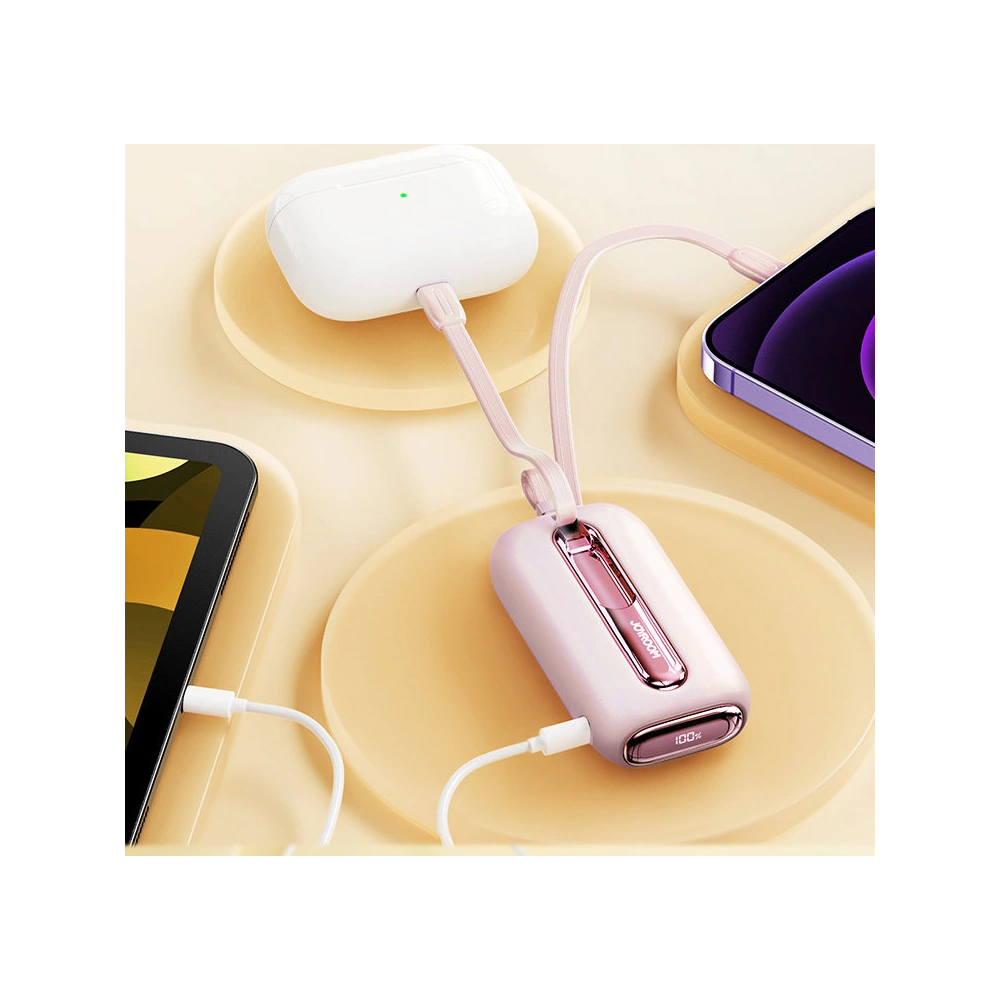 Hurtownia GSM - Powerbank Joyroom JR-L012 Farbige Serie 10000mAh 22.5W + 2 USB-C + Lightning Kabel rosa - JYR601 - {ean13} - Hurt