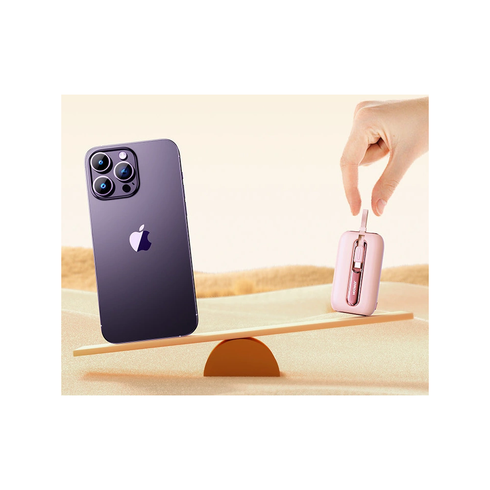 Hurtownia GSM - Powerbank Joyroom JR-L012 Farbige Serie 10000mAh 22.5W + 2 USB-C + Lightning Kabel rosa - JYR601 - {ean13} - Hurt
