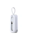 Hurtownia GSM - Powerbank Joyroom JR-L012 Colorful Series 10000mAh 22.5W + 2 kable USB-C + Lightning biały - JYR602 - {ean13} - Hurt