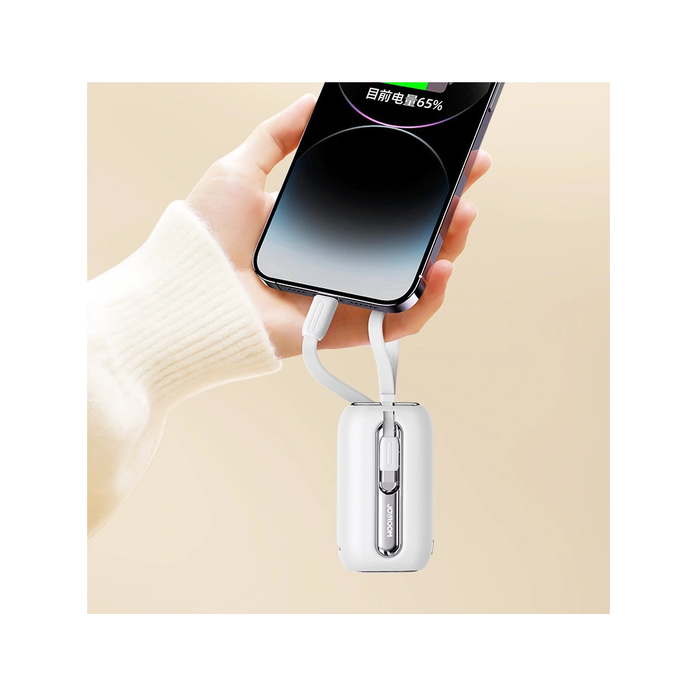 Hurtownia GSM - Powerbank Joyroom JR-L012 Farbige Serie 10000mAh 22.5W + 2 USB-C + Lightning-Kabel weiß - JYR602 - {ean13} - Hurt
