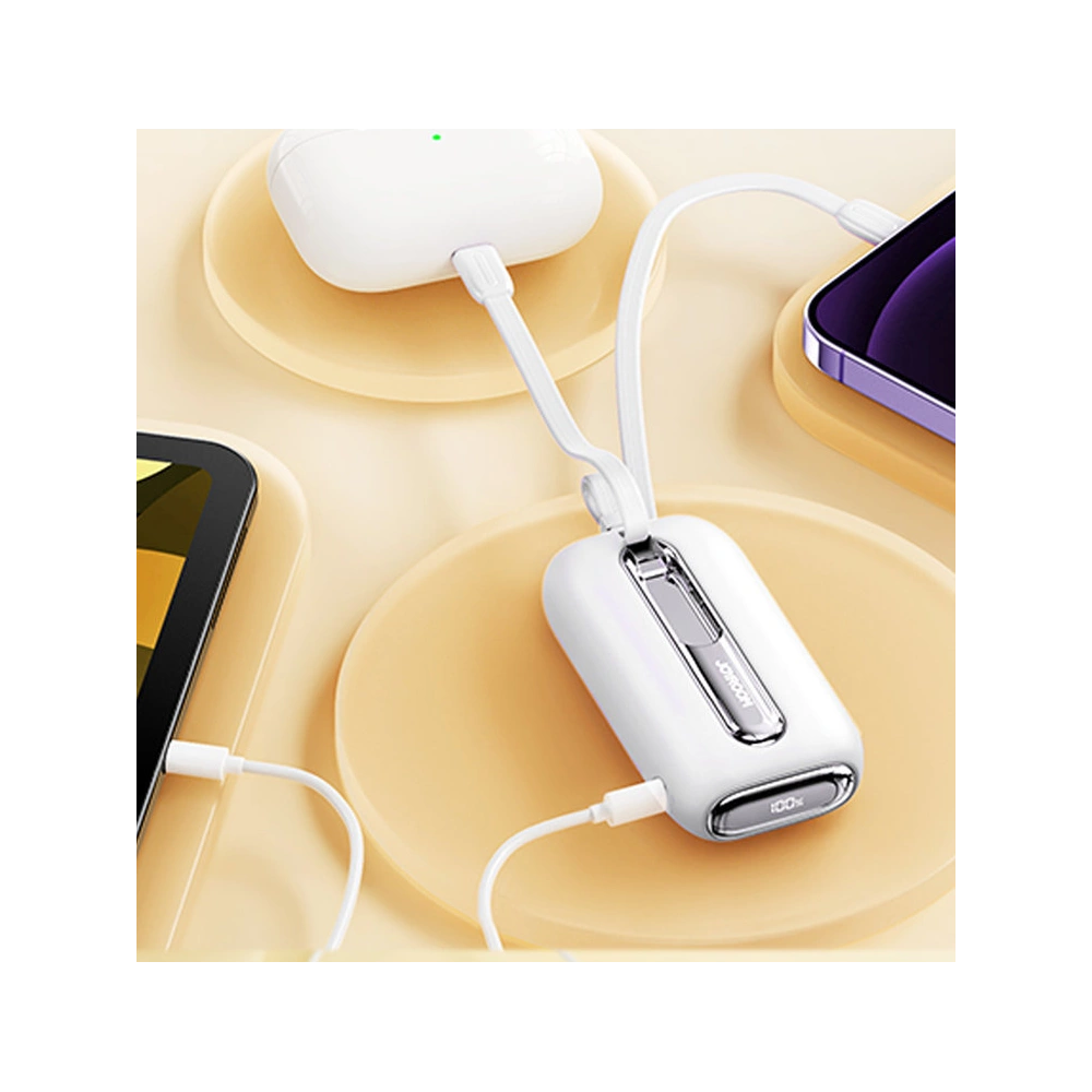 Hurtownia GSM - Powerbank Joyroom JR-L012 Farbige Serie 10000mAh 22.5W + 2 USB-C + Lightning-Kabel weiß - JYR602 - {ean13} - Hurt